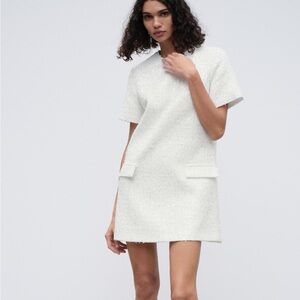 NWT Zara White Sequin Mini Dress
